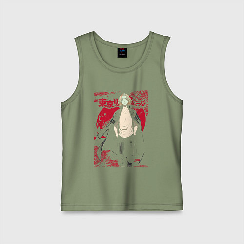 Детская майка Токийские мстители Мандзиро Сано манга / Авокадо – фото 1