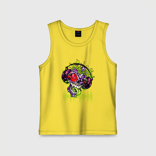 Детская майка DJ Zombie / Желтый – фото 1