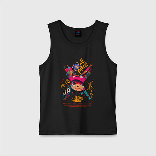Детская майка One Piece Chopper Tony Tony / Черный – фото 1
