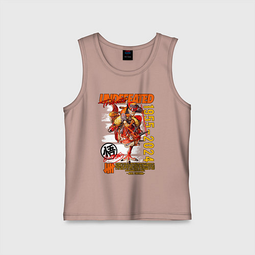 Детская майка Dragon ball Gokuu Son / Пыльно-розовый – фото 1