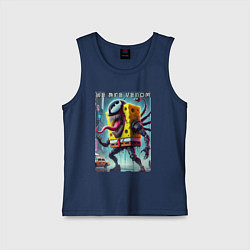 Майка детская хлопок Bob-Venom - cyberpunk, цвет: тёмно-синий