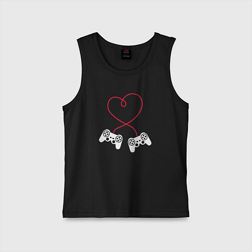Детская майка Lover gamer / Черный – фото 1