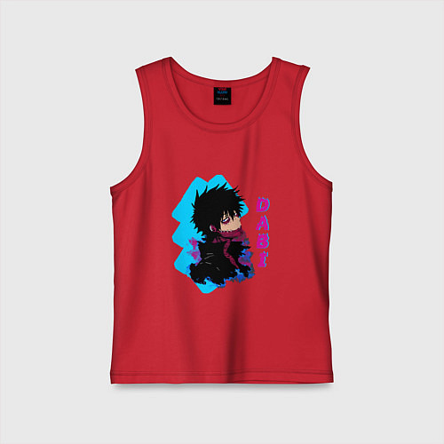 Детская майка Моя геройская академия злодей Dabi / Красный – фото 1