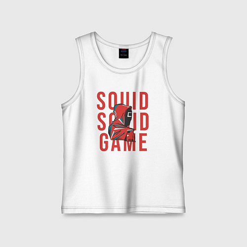 Детская майка Squid squid game / Белый – фото 1