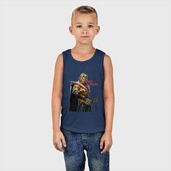 Майка детская хлопок Adam Warlock, цвет: тёмно-синий — фото 2