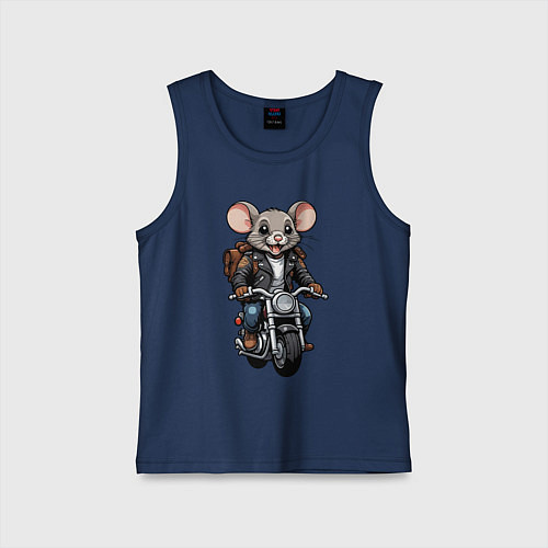 Детская майка Biker mice / Тёмно-синий – фото 1