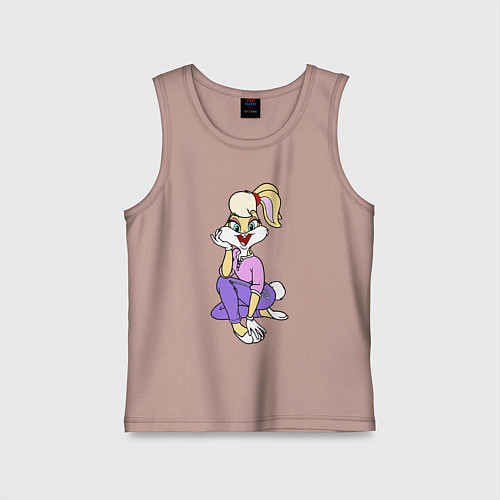Детская майка Lola Bunny / Пыльно-розовый – фото 1