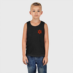Майка детская хлопок Символика Велеса, цвет: черный — фото 2