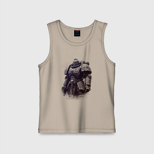 Детская майка Космодесантник после битвы / Миндальный – фото 1