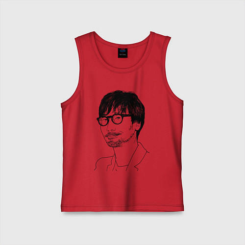 Детская майка Хидэо Кодзима / Красный – фото 1