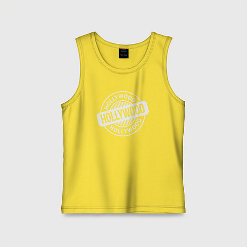 Детская майка Hollywood / Желтый – фото 1