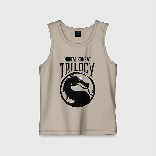 Детская майка Mortal kombat trilogy / Миндальный – фото 1