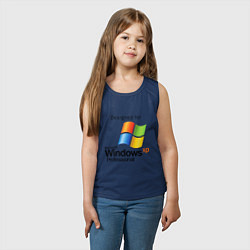 Майка детская хлопок Предназначен для windows xp, цвет: тёмно-синий — фото 2