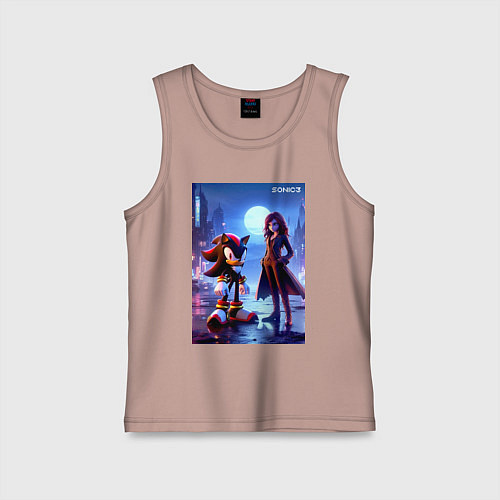 Детская майка Shadow and Shadow-Maria / Пыльно-розовый – фото 1