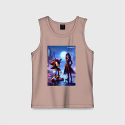 Майка детская хлопок Shadow and Shadow-Maria, цвет: пыльно-розовый