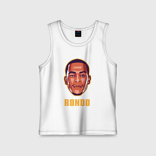 Детская майка Рэджон Рондо / Белый – фото 1