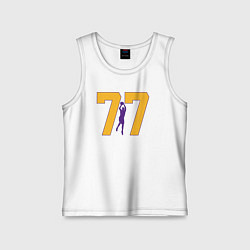 Майка детская хлопок Luka shot, цвет: белый