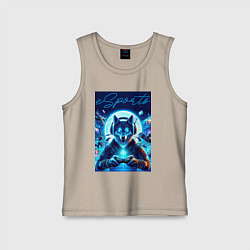 Детская майка Волчара - крутой геймер