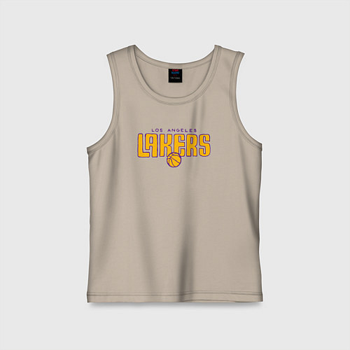 Детская майка Team Los Angeles Lakers / Миндальный – фото 1
