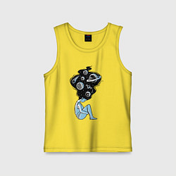 Детская майка Космическая девушка