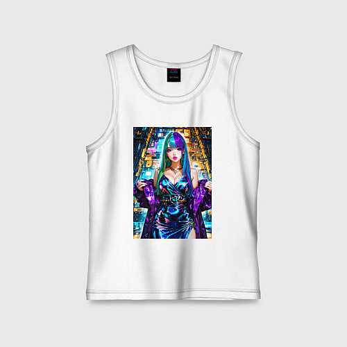 Детская майка Девушка поп идол / Белый – фото 1