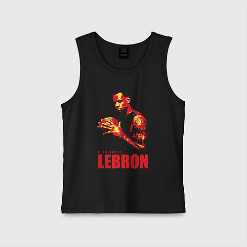 Детская майка King James Lebron / Черный – фото 1