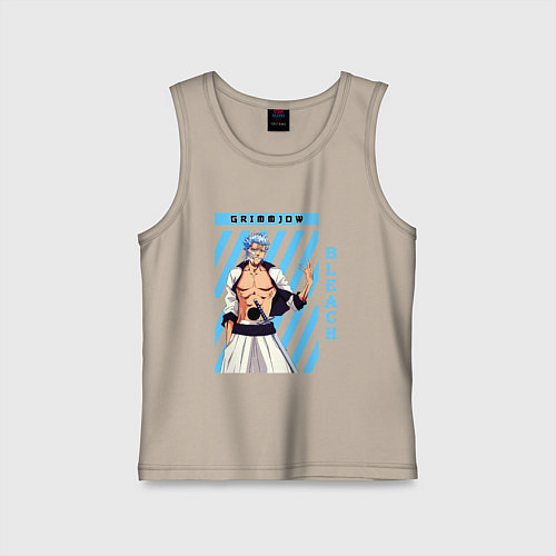 Детская майка Блич Гриммджоу Джагерджак / Миндальный – фото 1