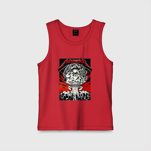 Детская майка Metallica - Toronto playbill / Красный – фото 1