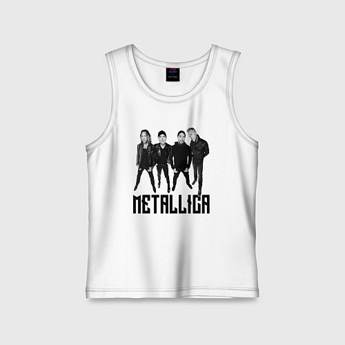 Детская майка Metallica - cool guys / Белый – фото 1