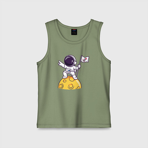 Детская майка Вперёд в космос / Авокадо – фото 1