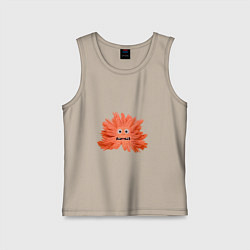 Детская майка Рыжий пушистый монстрик