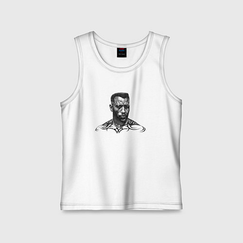 Детская майка Уэсли Снайпс в фильме Блэйд / Белый – фото 1