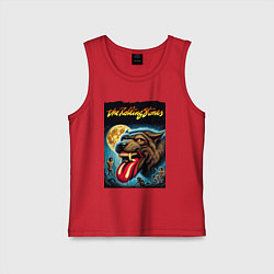 Майка детская хлопок The Rolling Stones - the beginning, цвет: красный