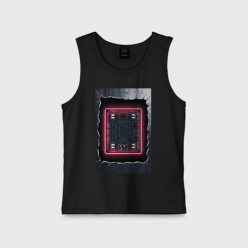 Детская майка Что внутри / Черный – фото 1