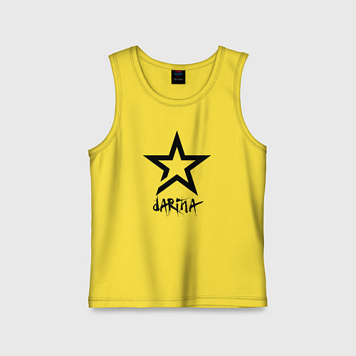 Детская майка Darina - star / Желтый – фото 1