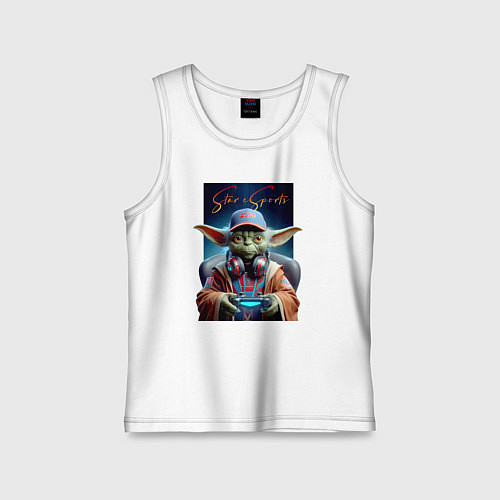 Детская майка Star eSports - Yoda / Белый – фото 1