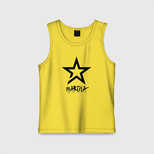 Детская майка Marina - star / Желтый – фото 1
