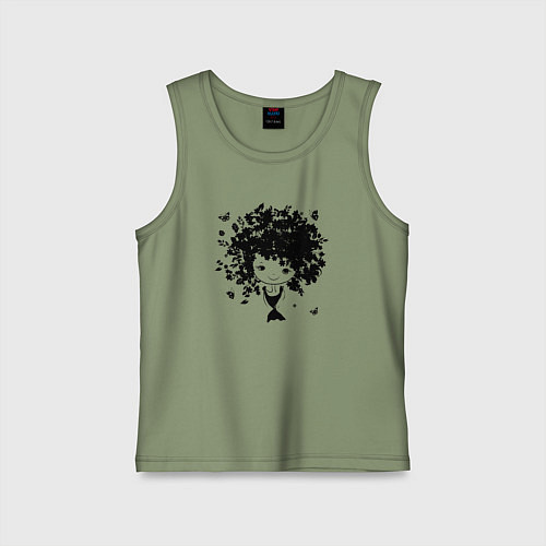 Детская майка Милая весенняя девчонка / Авокадо – фото 1