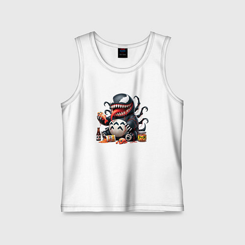 Детская майка Вентоторо - коллаба / Белый – фото 1