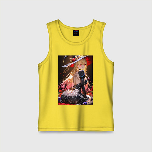 Детская майка Марин Китагава косплей ведьмочки / Желтый – фото 1