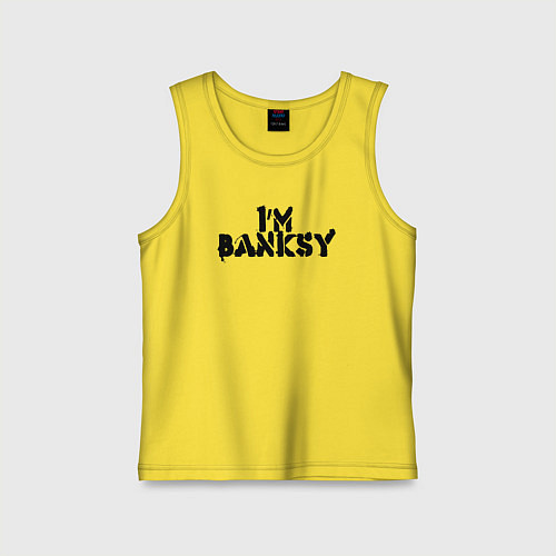 Детская майка Это Бэнкси / Желтый – фото 1