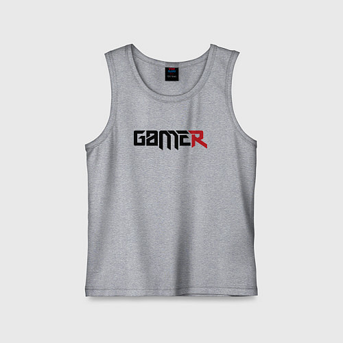 Детская майка Gamer / Меланж – фото 1
