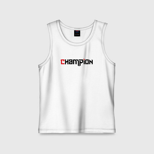 Детская майка Champion / Белый – фото 1