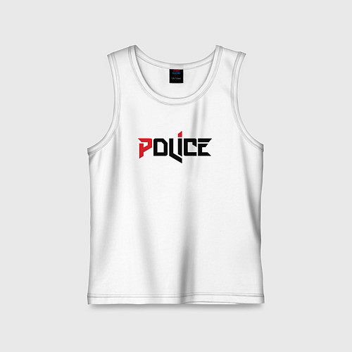 Детская майка Police / Белый – фото 1