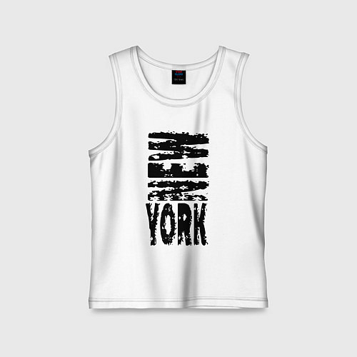 Детская майка New York - USA / Белый – фото 1