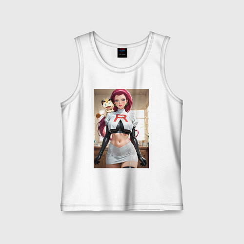 Детская майка Джесси и Мяут / Белый – фото 1