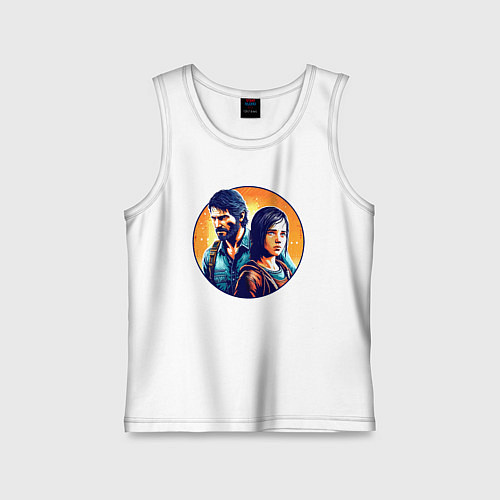 Детская майка Joel and Ellie - the last of us adventure / Белый – фото 1