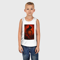 Майка детская хлопок Маления, цвет: белый — фото 2