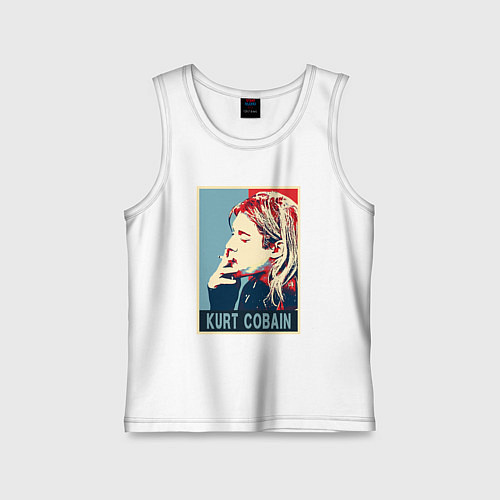 Детская майка Kurt Cobain - Nirvana / Белый – фото 1