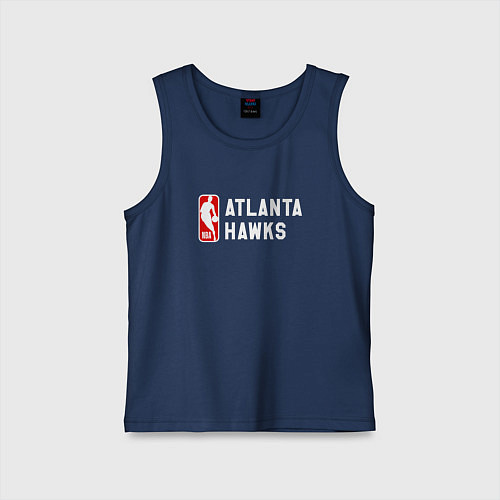 Детская майка Атланта Хокс команда / Тёмно-синий – фото 1